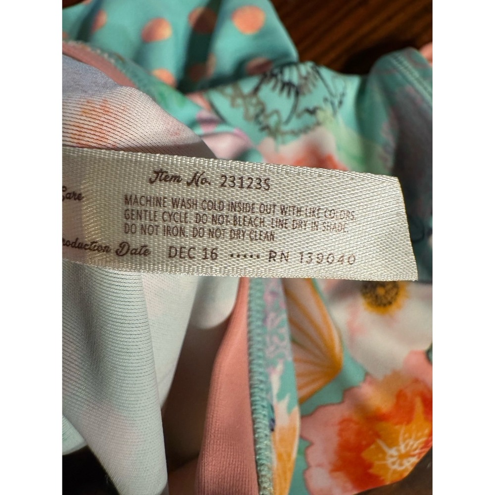 Matilda Jane Riding the Waves Floral Swim Rash Guard Top Size 4 - Picture 6 of 6